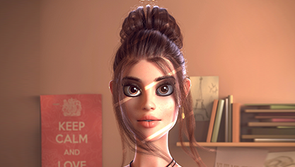 hope is always around even inside your room stylized female character casual