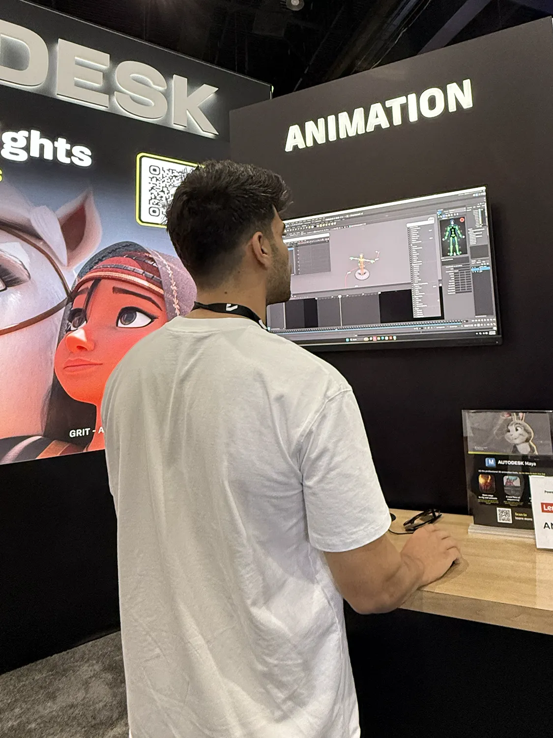 Kaan Zorlu at Autodesk Booth
