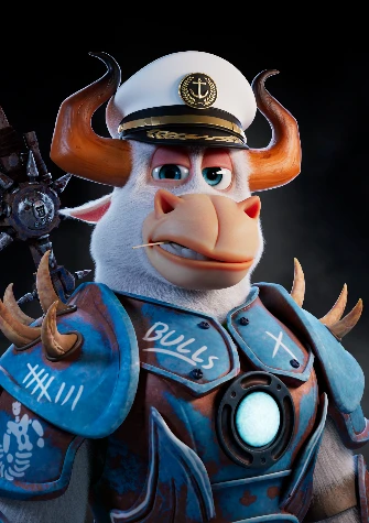 Bulls and Apes - Stylized 3D Character Design by Kaan Zorlu