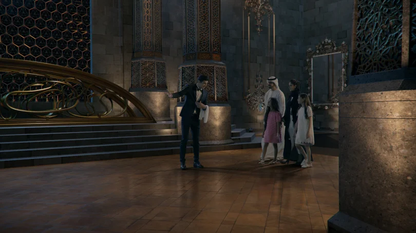 Dubai TV Ramadan Identity render