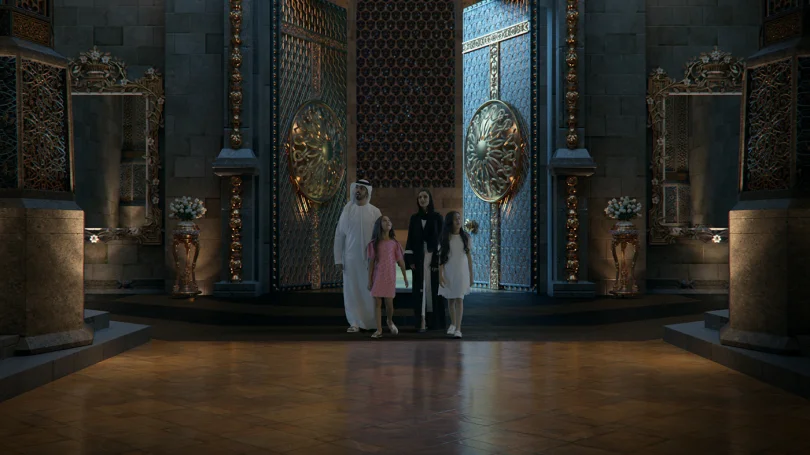 Dubai TV Ramadan Identity render