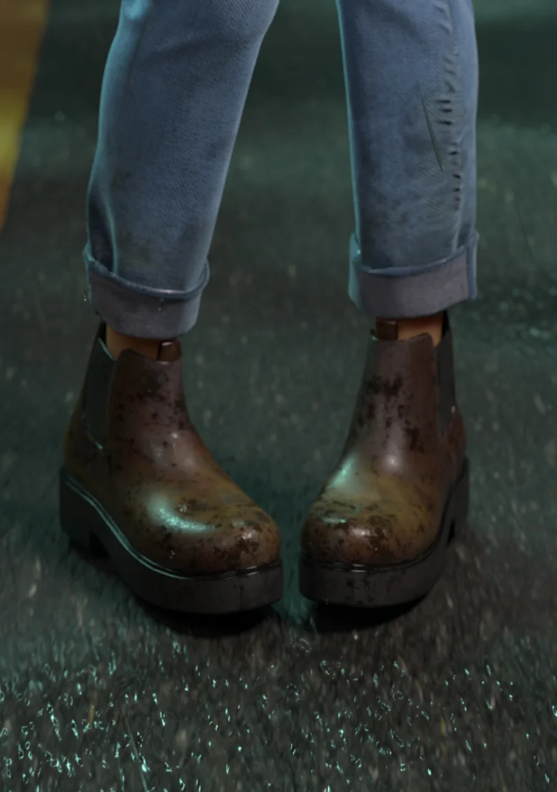 Wrong Turn - Maya, XGen, Arnold, CLO, Substance 3D Painter 3D Visual Development Artist render detail 6