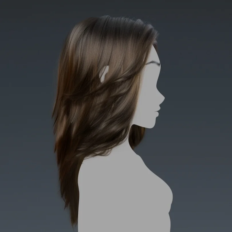 XGen Hair Practice render