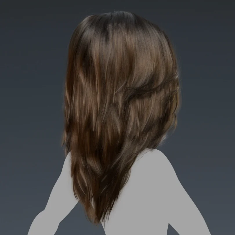 XGen Hair Practice render
