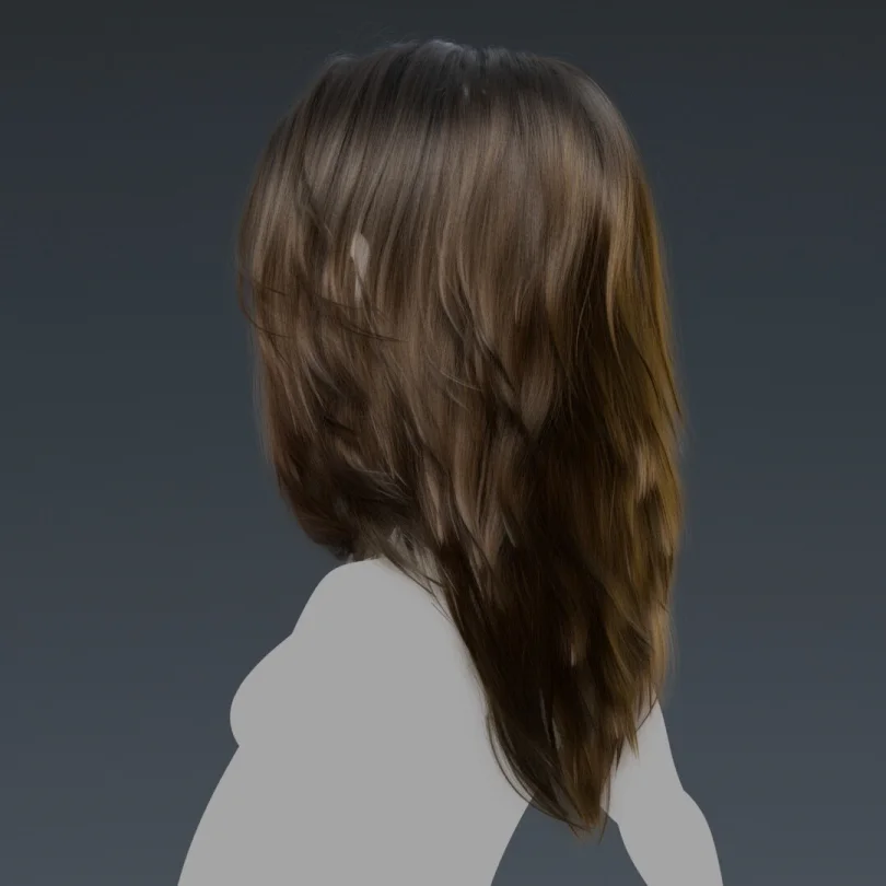 XGen Hair Practice render