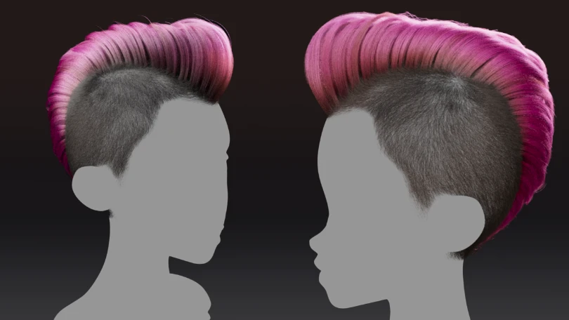 XGen Core - Stylized Mohawk