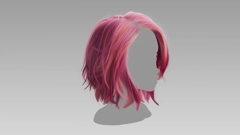 Thumbnail for XGen Core - Stylized Pink Hair