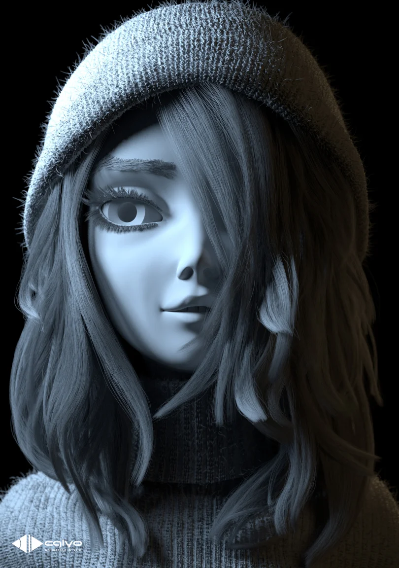 Another Day - Maya, XGen, Redshift, Zbrush, Photoshop 3D Artist, Art Director 3D render breakdown 2