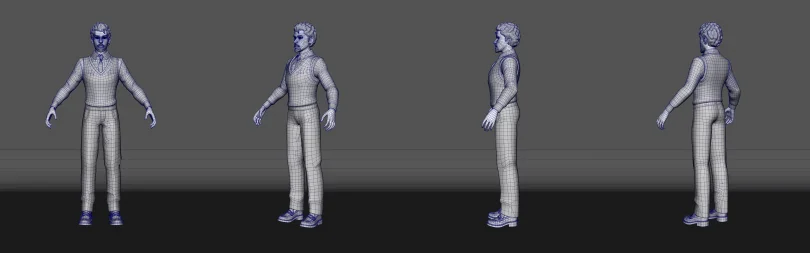 Bad Bunny - Maya, Zbrush, Substance Painter 3D Visual Development Artist, Character Artist 3D render breakdown 6