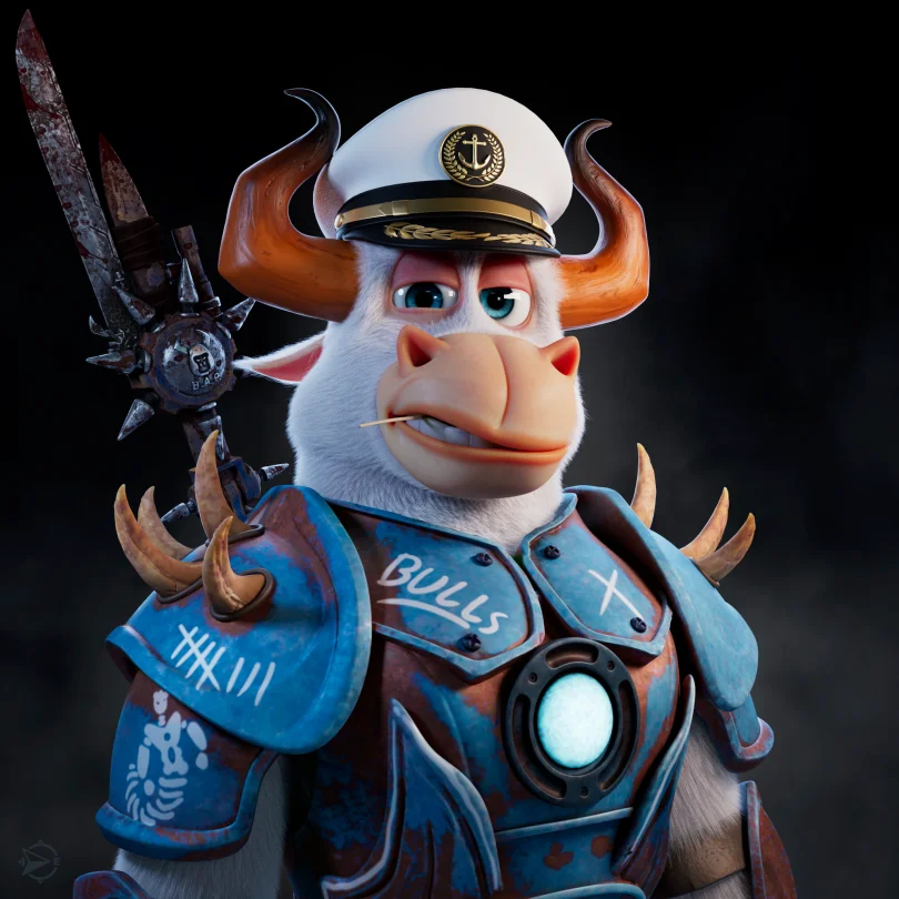 Bulls and Apes - Maya, Zbrush, XGen, Arnold Lead 3D Artist, Character Artist 3D render breakdown 1