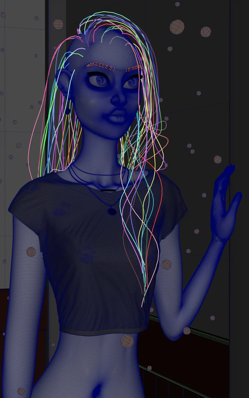Dive into the unknown - Maya, XGen, Arnold, Zbrush 3D Character Artist 3D render breakdown 3