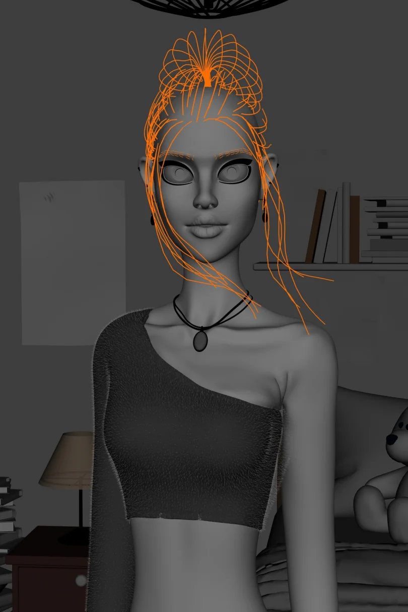 Hope - Maya, XGen, Arnold 3D Artist, Art Director 3D render breakdown 3