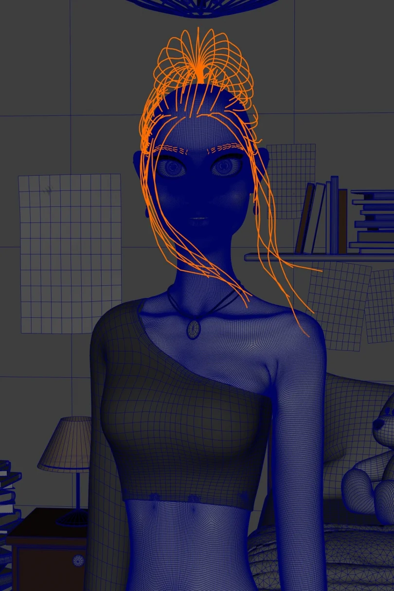 Hope - Maya, XGen, Arnold 3D Artist, Art Director 3D render breakdown 4