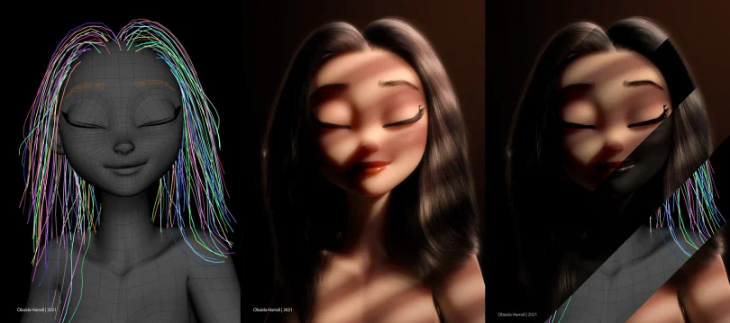 La Esperanza - Maya, XGen, Arnold 3D Character Artist, Art Director 3D render breakdown 6