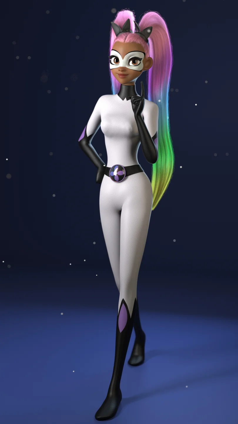 Lady Butterfly - Maya, Redshift, XGen 3D Character Artist 3D render breakdown 2