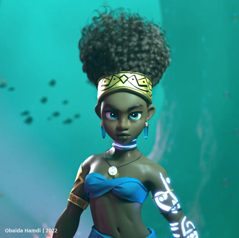 Legend Alive - Maya, XGen, Arnold, Nuke 3D Artist, Art Director 3D render breakdown 4