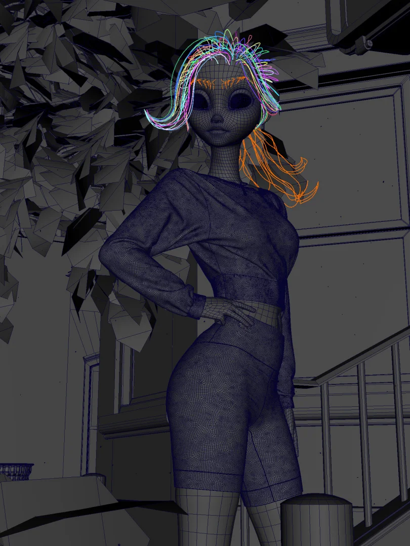 Lost in NYC - Maya, Zbrush, Arnold 3D Character, Art Director 3D render breakdown 3