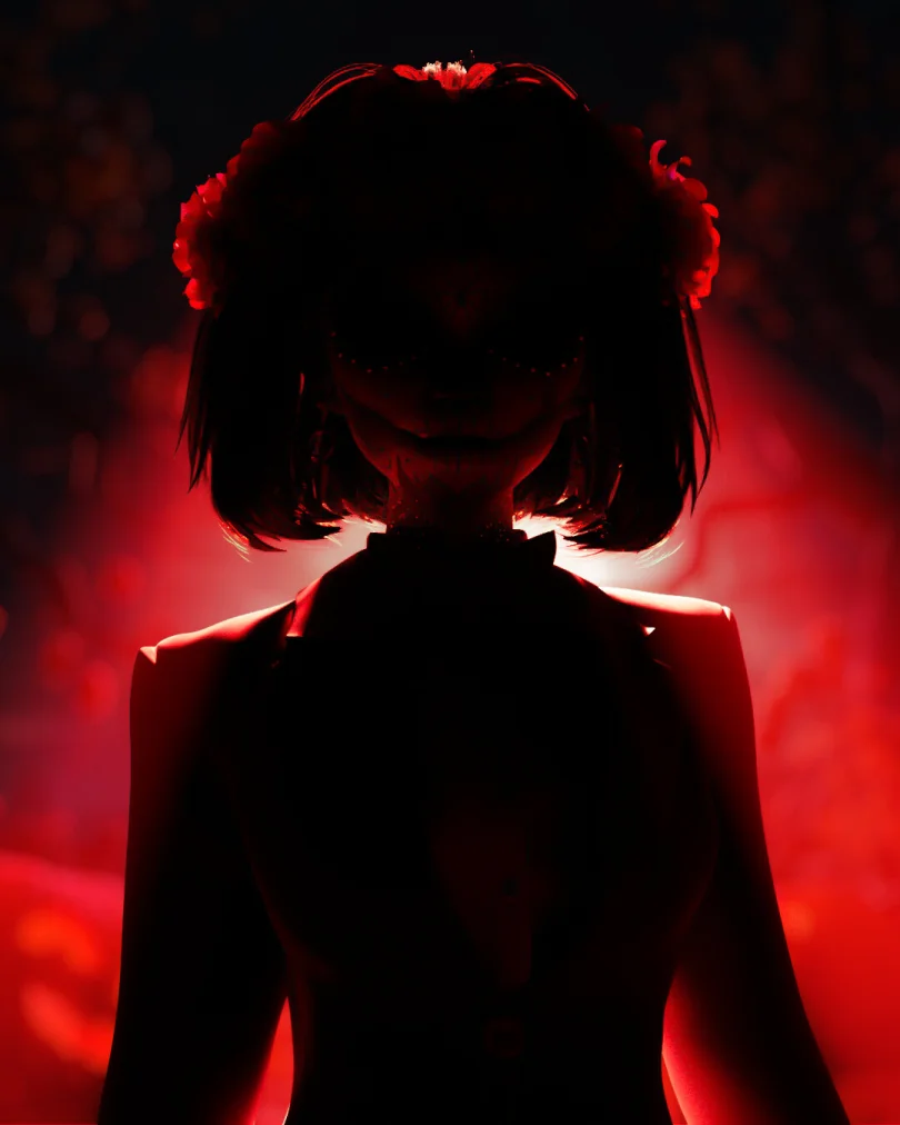 Luminatrix Halloween - Maya, Substance 3D Painter, Zbrush, XGen, Arnold 3D Character Artist, Art Director, LookDev 3D render breakdown 4