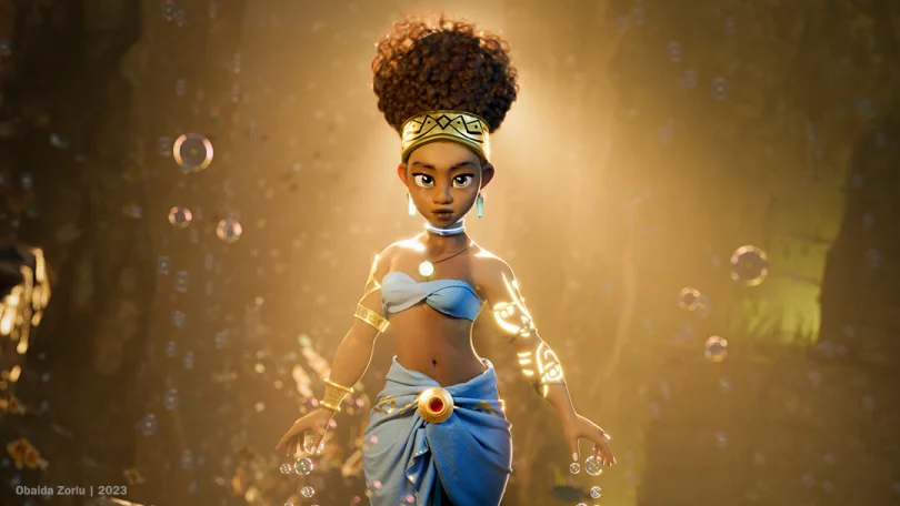 The Golden Legend - Maya, Arnold 3D Artist, Art Director, LookDev 3D render breakdown 2