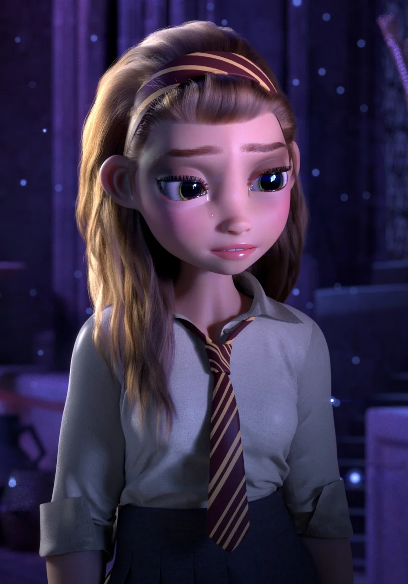 The Magical Reality - Maya, Arnold, XGen, Photoshop, Marvelous Designer, Zbrush 3D Character Artist 3D render breakdown 3
