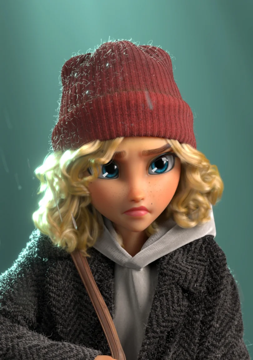 Wrong Turn - Maya, XGen, Arnold, CLO, Substance 3D Painter 3D Visual Development Artist 3D render breakdown 2