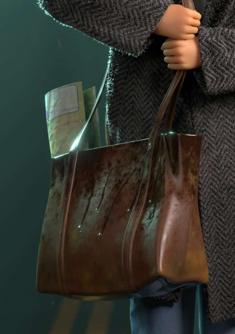 Wrong Turn - Maya, XGen, Arnold, CLO, Substance 3D Painter 3D Visual Development Artist 3D render breakdown 4